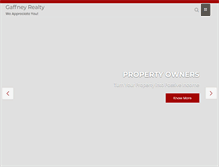 Tablet Screenshot of gaffneyrealty.com